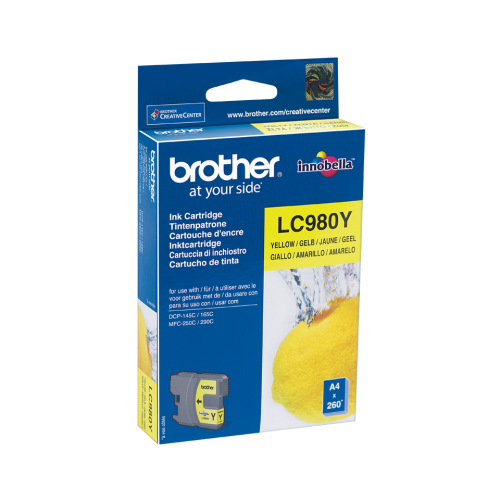Brother Ink LC 980 Yellow (LC980Y)
