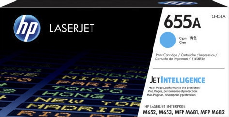HP Cartridge No.655A Cyan (CF451A)