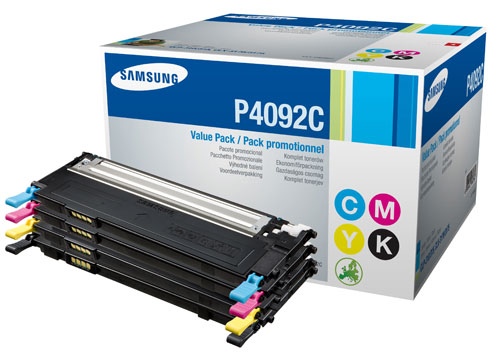 Samsung kasečių rinkinys-Kit CLT-P4092C/ELS (SU392A), juoda, žydra, purpurinė, geltona kasetė
