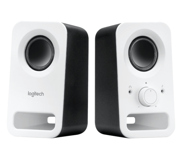 LOGITECH Z150 STEREO SPEAKERS WHITE