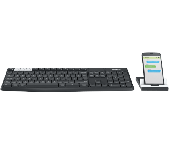 LOGITECH K375s Multi-Device Wireless Keyboard and Stand Combo 920-008181