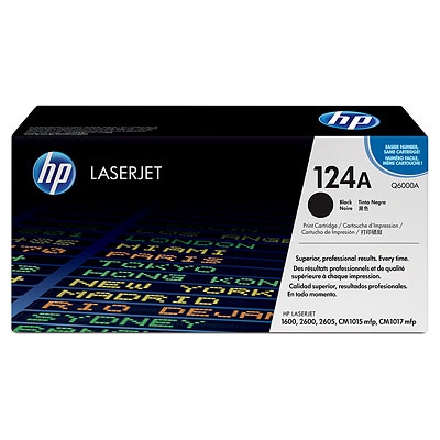 HP Cartridge No.124A Black (Q6000A) Open Box