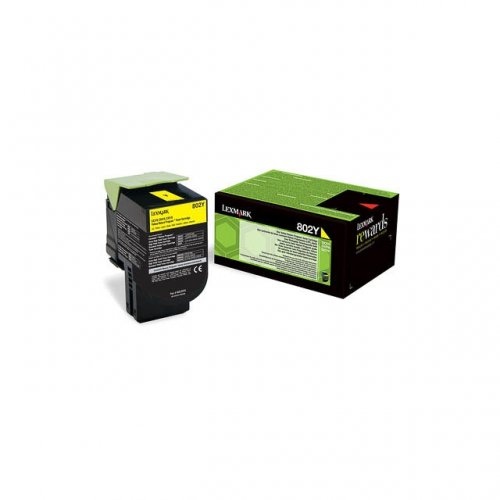Lexmark toner cartridge return yellow (80C20Y0, 802Y)
