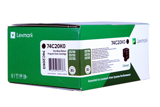 Lexmark 74C20K0 / 74C20KE return black