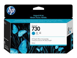 HP 730 130-ml Cyan DesignJet Ink Cartridge (P2V62A)