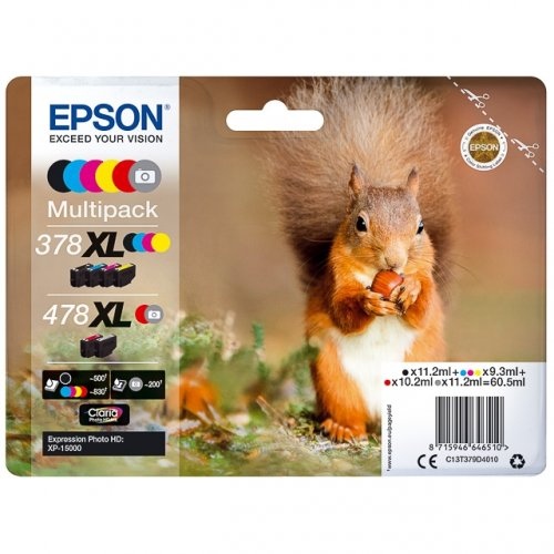 Epson printcartridge multipack C13T379D4010, 378XL478XL