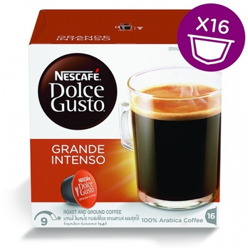 Nescafe Dolce Gusto Grande Intenso kava 16 kapsulių dėžutėje