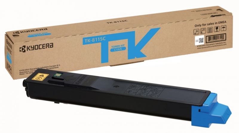 Kyocera toner cartridge cyan (1T02P3CNL0, TK-8115C)