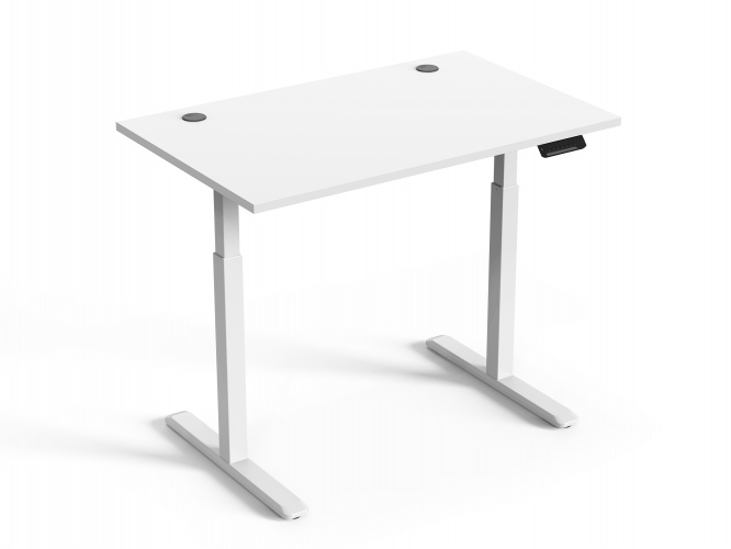 Up Up Bjorn Adjustable Height Table White frame, Table top White M
