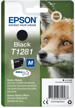 Epson (C13T12814012), juoda kasetė