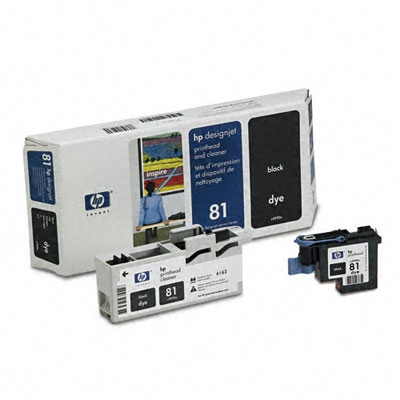 HP Printhead + Cleaner Black No.81 (C4950A)