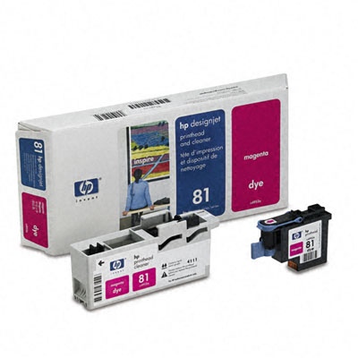 HP Printhead + Cleaner Magenta No.81 (C4952A)