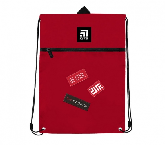 Sports bag KITE 49x36cm, red