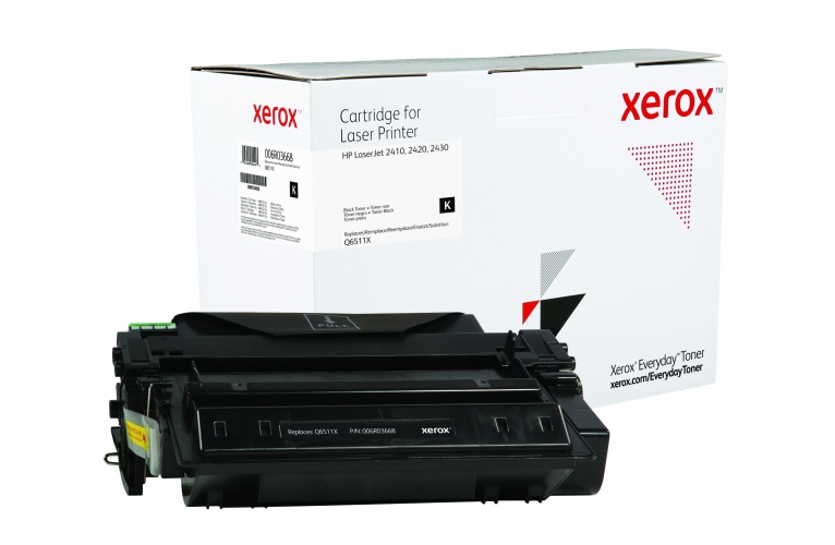 Xerox for HP No.11X Q6511X juoda kasetė lazeriniams spausdintuvams, 12000, psl.