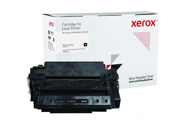 Xerox for HP No.51X Q7551X juoda kasetė lazeriniams spausdintuvams, 13000, psl.