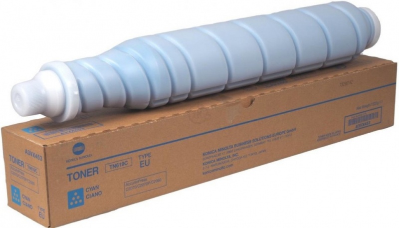 Konica-Minolta Toner TN-619 Cyan (A3VX455)