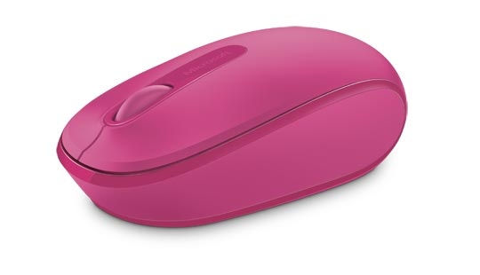 Wireless Mouse Microsoft 1850, Magenta Pink