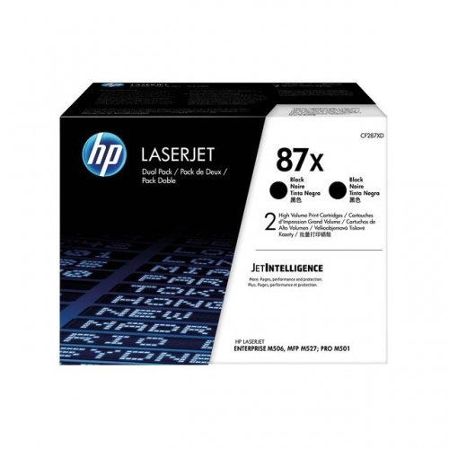 HP CF287XD Dual Pack Black Cartridge (CF287XD)