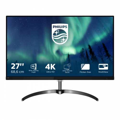Monitor Philips LED IPS 27 inch 276E8VJSB/00 4K UHD 3840x2160p 16: 9 20M: 1
