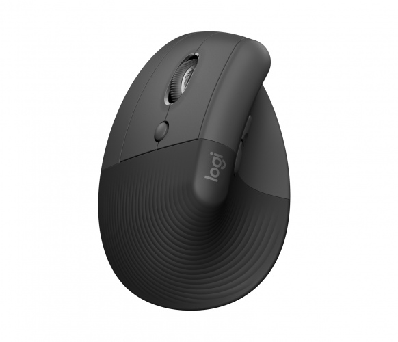 Wireless ergonomic mouse Logitech Lift, Graphite (Left Hand)