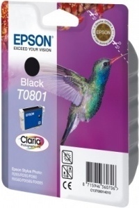 Epson T0801 (C13T08014011), juoda kasetė