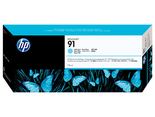 HP Ink No.91 Light Cyan (C9470A)