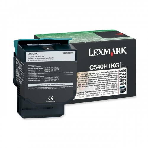 Lexmark (C540H1KG) Return, juoda kasetė