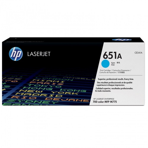 HP Cartridge No.651 Cyan (CE341A)