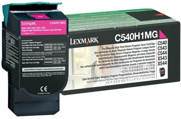 Lexmark (C540H1MG) Return, purpurinė kasetė