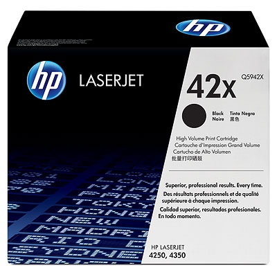 HP Cartridge No.42X Black HC (Q5942X) EOL