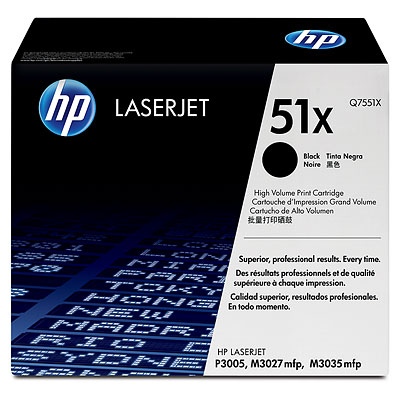 HP Cartridge Black No.51X (Q7551X) EOL