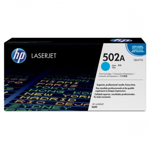 HP Cartridge No.502A Cyan (Q6471A) EOL