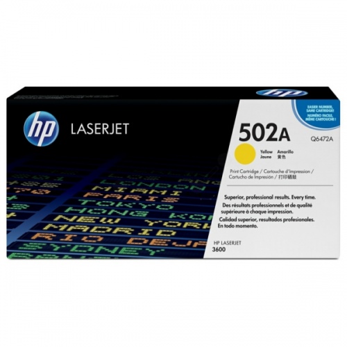 HP Cartridge No.502A Yellow (Q6472A) EOL