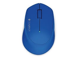 LOGITECH Wireless Mouse M280 - BLUE - 2.4GHZ - EWR2