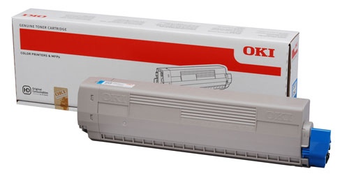 Oki Toner C 831 Cyan (44844507)